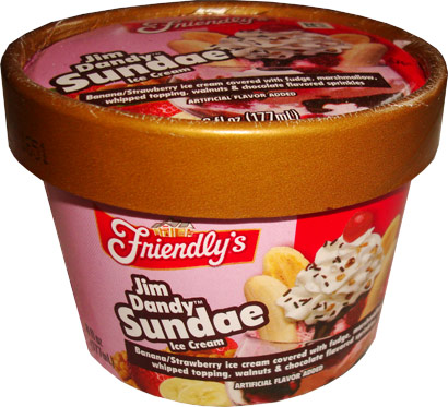On Second Scoop: Ice Cream Reviews: Friendly's Jim Dandy Sundae Review